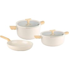 Mey İthalat Berghoff Leo Balance Tencere Seti 5 Parça Krem