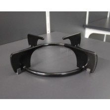 Mey İthalat Cook-Lab 1 Ad Bosch Vestel Uyumlu Emayeli Cam Ocak Izgarası (Çember Çapi 16,5 - Bacaktan Bacağa 21 Cm) Siyah