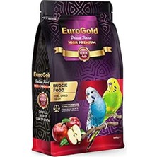Mey İthalat Eurogold Deluxe Blend Gerçek Elmalı Premium Muhabbet Kuşu Yemi, 1 kg