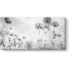 Mey İthalat Tabloshop Cosmos Çiçeği Kanvas Tablo 140 x 70