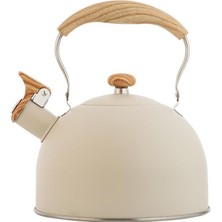 Mey İthalat Valkyrie 2.5l Paslanmaz Çelik Düdüklü Su Isıtıcısı Demlik Islıklı Kettle