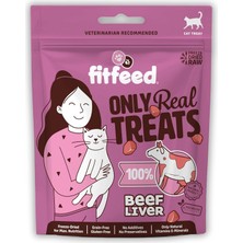 Mey İthalat Fitfeed Freeze-Dried Çiğ Dana Ciğer Kedi Ödül Maması 40G