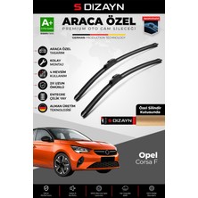 S-Dizayn Opel Corsa F Ön Cam Silecek Seti 2019 Üzeri Premium Araca Özel 60-40 cm  A+ Kalite