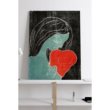 Mey İthalat Postermanya (PSTER19095) Two Heart - Edvard Munch Sanatsal Kanvas Tablo 30 x 40