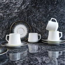 Mey İthalat Evaliza Diamond 6 Kişilik Kahve Fincan Takımı 80 ml