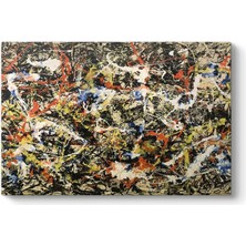 Mey İthalat Tabloshop Jackson Pollock - Yakınsama Kanvas Tablo 125 x 80