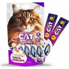 Mey İthalat Eurogold Cat Sıvı Kedi Öd. Ton-Deniz Tarağı 5X15 gr