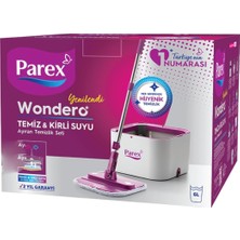 Mey İthalat Parex Wondero Otomatik Temizlik Seti Yedek Mop Hediyeli