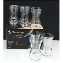 Mey İthalat Pasabahce 64061 Nude Beykoz Çay Bardağı 6 Adet - 135 cc Crystallin Orjin. Kutulu Kristal Çay Bardağı NRNSHPMN1013102