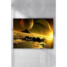 Mey İthalat Postermanya (PSTER9204) Uzay Sanatsal Poster 2 (60X90CM)