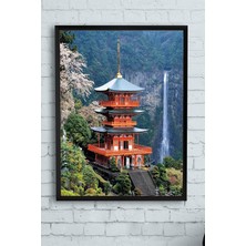 Mey İthalat Postermanya (PSTER11385) Japonya Manzara Çerçeveli Tablo 3 (40X50CM)