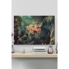 Mey İthalat Postermanya (PSTER20344) The Swing - Salıncak - Jean Honore Fragonard Sanatsal Poster 30 x 40