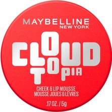 Mey İthalat Maybelline New York Cloudtopia Köpük Dokulu Mat Allık 03 Divine Crimson