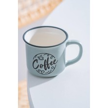 Mey İthalat Ruby Porselen Espresso Bardağı Mavi - 115 ml