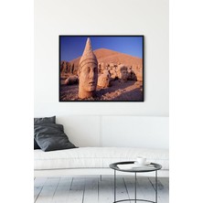 Mey İthalat Postermanya (PSTER13659) Nemrut Dağı Manzara Çerçeveli Tablo 2 (30 x 40CM)