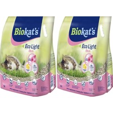 Mey İthalat Biokat's Biokat's Eco Light Fresh Cherry Blossom (Kiraz Çiçeği Kokulu) Pelet Kedi Kumu 5 Lt x 2 Adet