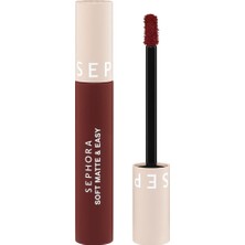 Mey İthalat Sephora Soft Matte & Easy - Mat Ruj, 12 No Drama