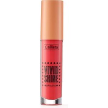 Mey İthalat Callista Vivid Shine Lipgloss Nemlendiricili Dudak Parlatıcısı 102 Candied Peach, Turuncu