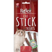 Mey İthalat Reflex Biftekli Kuzulu Kedi Ödül Çubuğu 5 gr 3 Adet