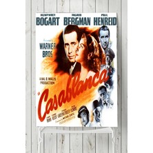 Mey İthalat Postermanya (PSTER3444) Casablanca-Kazablanka Film Afişi Poster 2 (70X100CM)