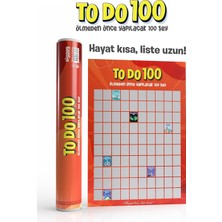Mey İthalat To Do 100, Ölmeden Önce Yapılacak 100 Şey, Kazı Kazan Poster, Premium Kalite, Koruyucu Kaplama