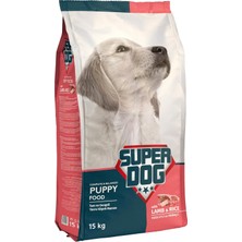 Mey İthalat Super Dog Kuzu Etli Yavru Köpek Maması 15 kg