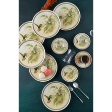 Mey İthalat Acar Orina 18 Parça Porselen Pasta Seti