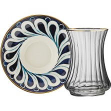 Mey İthalat Sandro Moreno 1898 Iznik Optik 12 Parça 6 Kişilik Çay Seti 150 ml AR263778