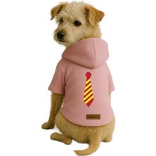 Mey İthalat Baskılı Içi Polarlı Köpek ve Kedi Kıyafeti & Elbisesi - Pembe Renk Kapüşonlu Hoodie B0CC8 2xl