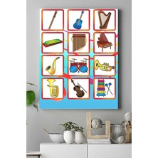 Mey İthalat Postermanya (PSTER17481) Müzik Aletleri Eğitim Kanvas Tablo 21 x 30