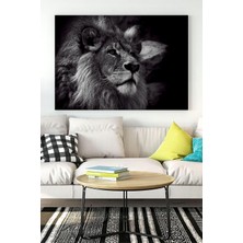 Mey İthalat Postermanya (PSTER14993) Aslan Motivasyon Kanvas Tablo 2 30 x 40