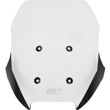 GP Kompozit CF Moto 450 MT 2023-2026 Uyumlu Ön Cam Şeffaf - 45 cm