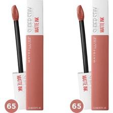 Mey İthalat Maybelline New York 2'li Super Stay Matte Ink Likit Mat Ruj Seti - Seductress