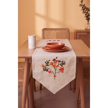 Riva İstanbul Terra Bloom Kasso Punch Işlemeli Runner 35X110 cm
