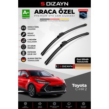 S-Dizayn Toyota C-Hr Ön Cam Silecek Seti 2023 Üzeri Premium Araca Özel 70-35 cm  A+ Kalite