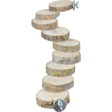 Mey İthalat X-Perk Kuş Merdiveni Tünek Tavşan Gine Domuzu Fare Hamster Merdiveni Oyun Parkuru 9 Basamak