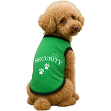 Mey İthalat Yeni Sezon Köpek ve Kedi Kıyafeti Yeşil Security Xs