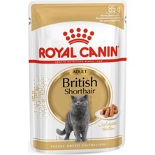 Mey İthalat Royal Canin British Shorthair Adult Pouch Konserve Kedi Maması 85 gr