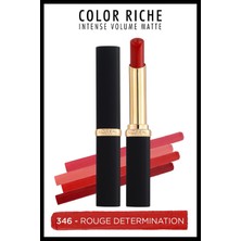 Mey İthalat L'oreal Paris Color Riche Intense Volume Matte Ruj - 346 Rouge Determination
