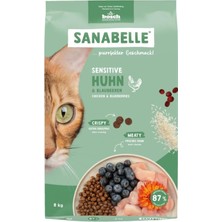 Mey İthalat Sanabelle Sensitive With Fresh Poultry Hassas Tüylü Kedi Maması 8 kg