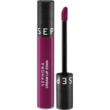 Mey İthalat Sephora Cream Lip Stain – Bulaşmayan Kadife Bitişli Ruj - Mat Likit Ruj, 133 Purple Pop