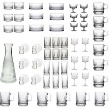 Mey İthalat Pasabahce Elysia 61 Parça Bardak, Sunumluk, Çerezlik, Dondurmalık Full Çeyiz Seti TYBS5L9COCHFGB6R40