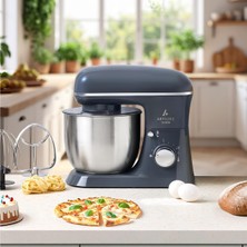 Mey İthalat Aryıldız Power Chef Stand Mikser Hamur Makinesi Antrasit Renkli