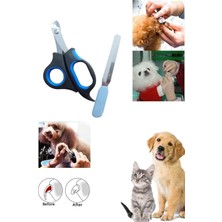 Mey İthalat Duffa Kedi ve Köpek Törpülü Tırnak Makası Seti, Evcil Hayvan Törpülü Tırnak Makası, 2 In 1 Kolay Bakım Seti Renkli