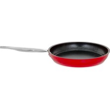 Mey İthalat Aryıldız Trendy Induction Prestige 26 cm Tava Kırmızı