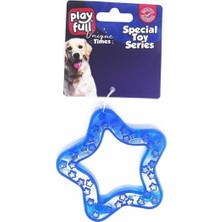 Mey İthalat Playfull Beşgen Plastik Diş Kaşıma Oyuncağı 8x7.5 cm Beyaz