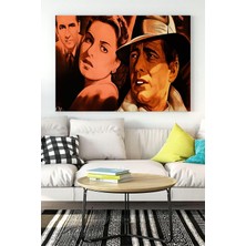 Mey İthalat Postermanya (PSTER15497) Casablanca Film Afişi Kanvas Tablo 2 21 x 30
