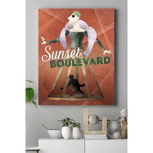 Mey İthalat Postermanya (PSTER18045) Sunset Boulevard Film Afişi Kanvas Tablo 3 40 x 60