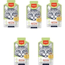 Mey İthalat Wanpy Tavuklu Bal Kabaklı ve Havuçlu Tahılsız Kedi Çorbası 50GR x 5 Adet
