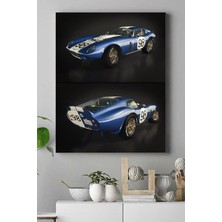 Mey İthalat Postermanya (PSTER17842) Shelby Cobra Daytona Coupe Araba Kanvas Tablo 2 50 x 70
